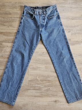 Ermenegildo Zegna Blue Men's Straight Leg Fit Denim Jeans Size 32 Causal